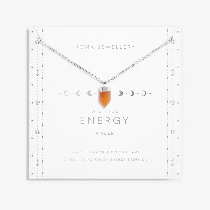 A Little Affirmation Crystal Energy Necklace