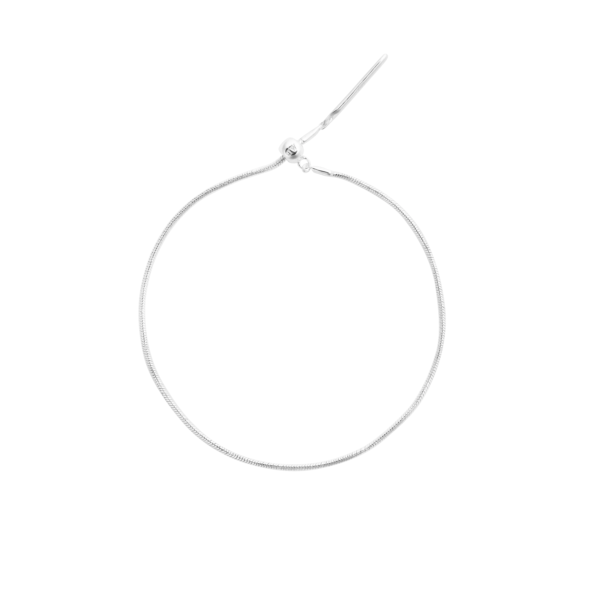 Charms Snake Bracelet Sterling Silver