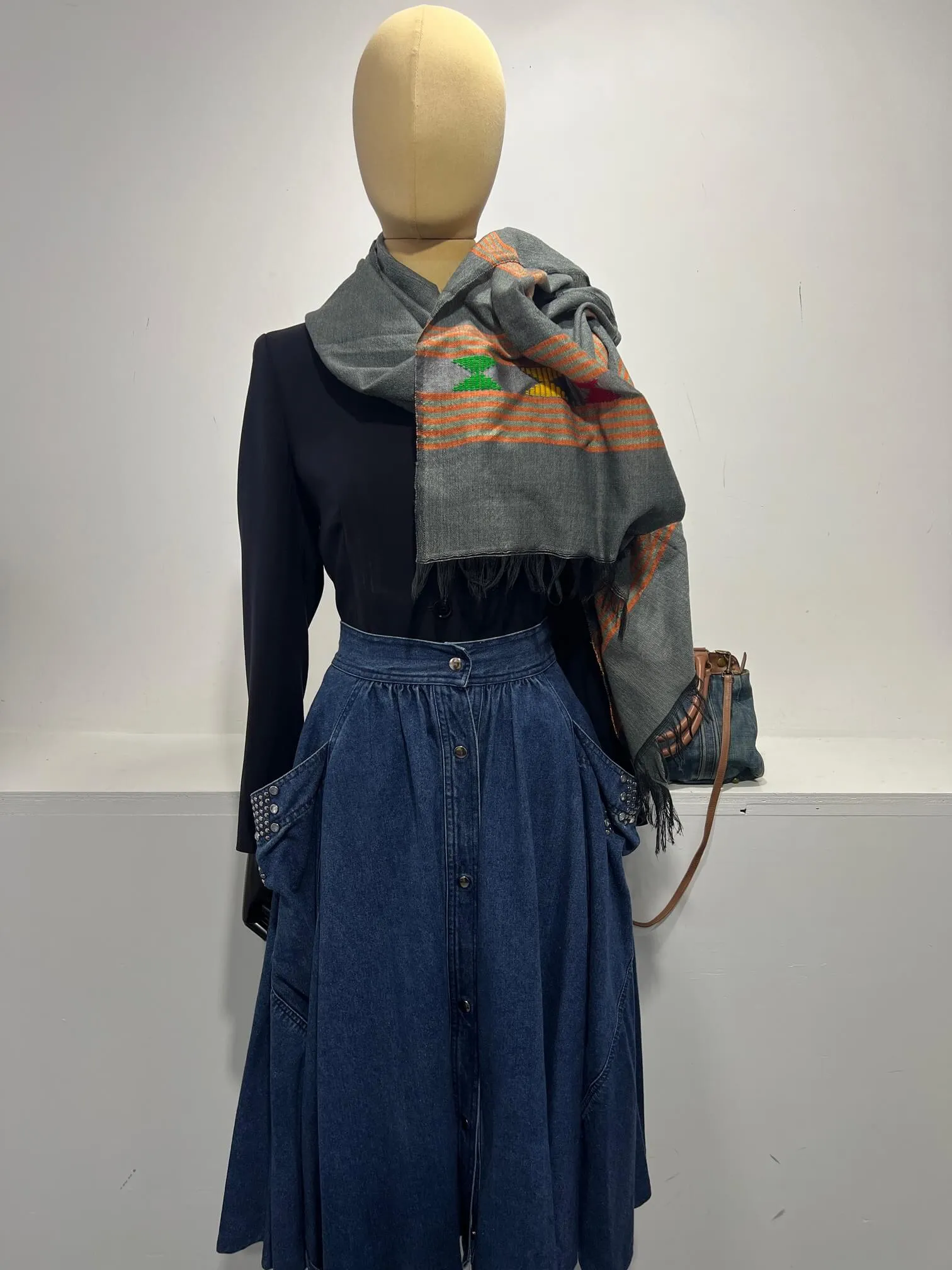 Cotton Shawl kleurig