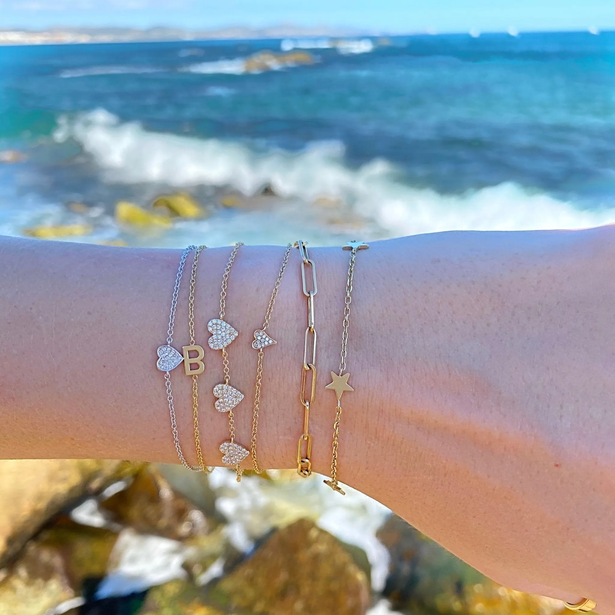 Diamond Heart Bracelet