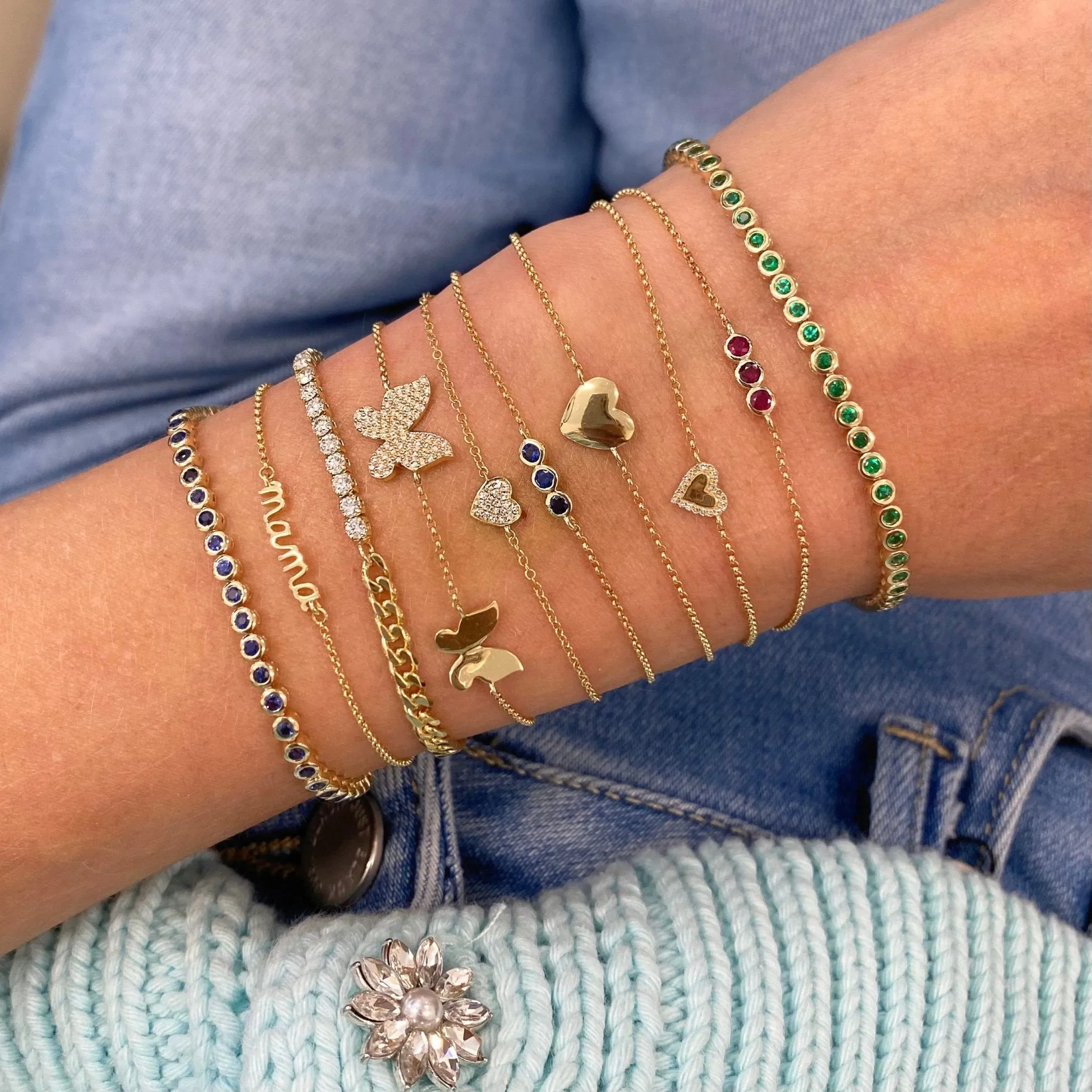 Diamond Heart Bracelet