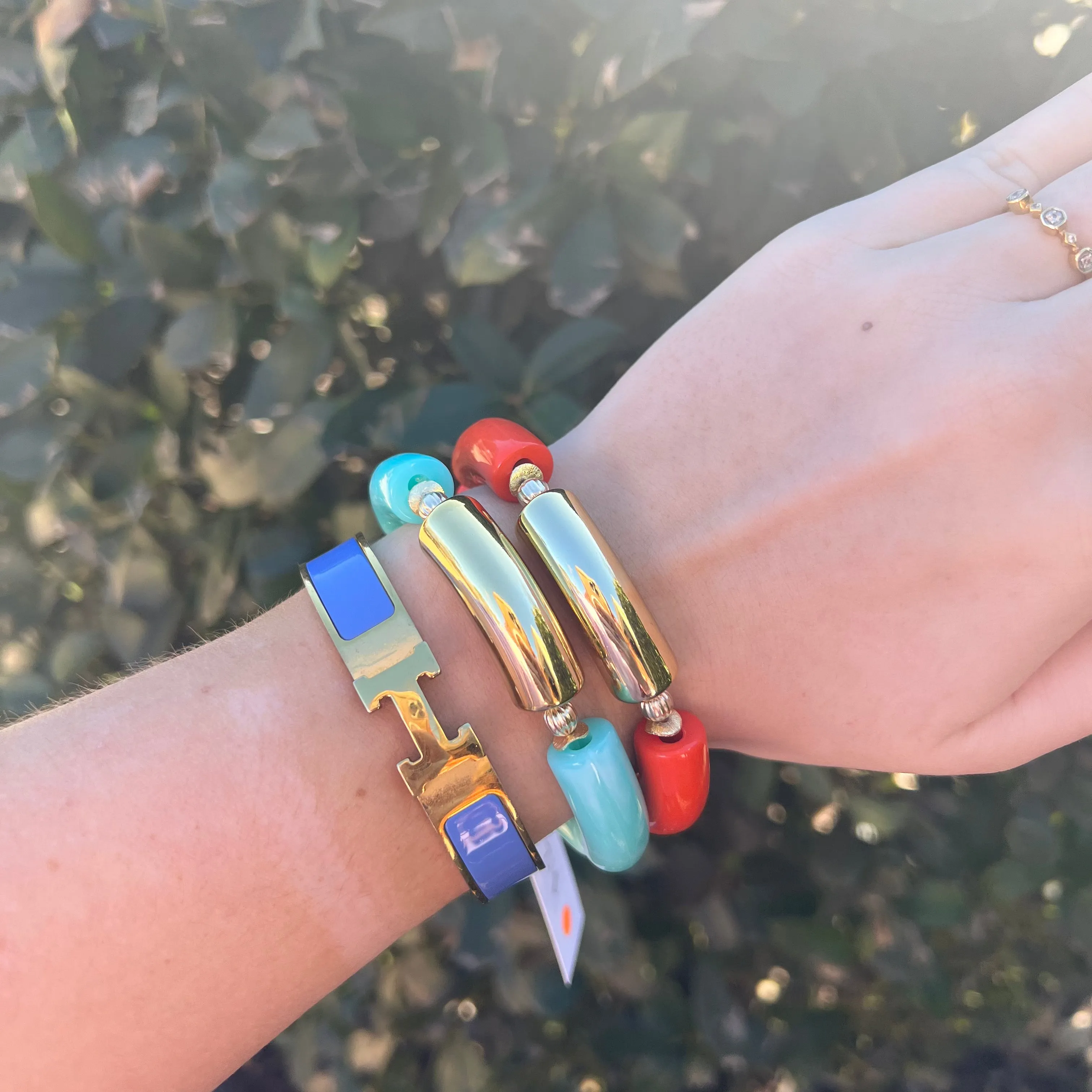 Mac Bracelets with Gold Accents