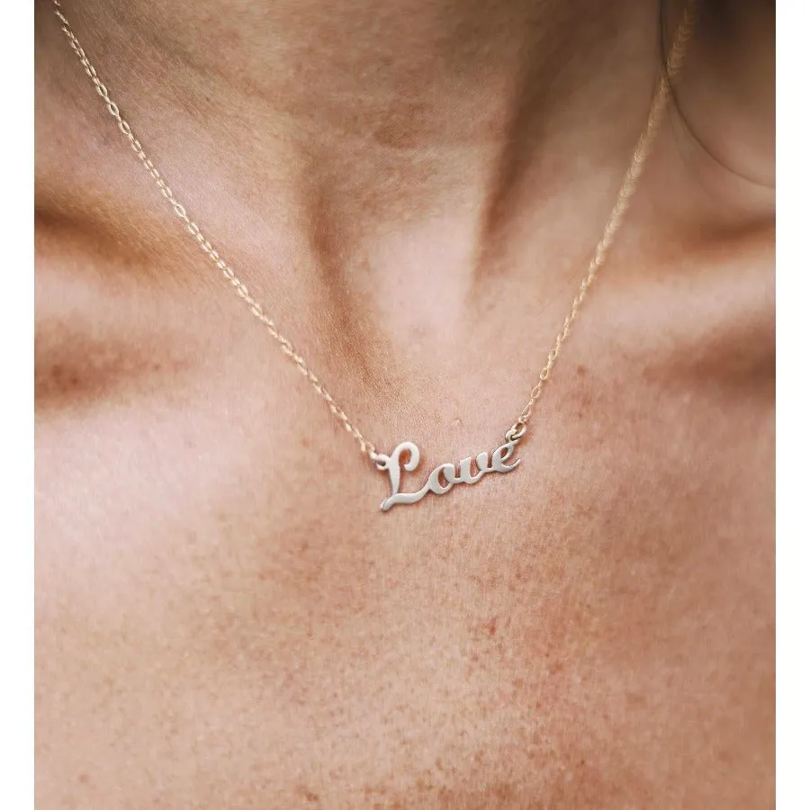 Name Necklace- 14K gold